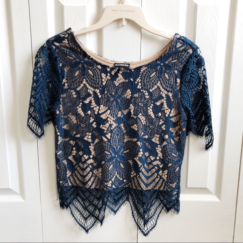 Express lace top